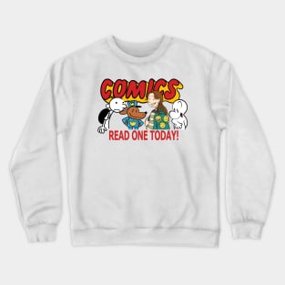 Comics Read One Today (Kids Edition) Crewneck Sweatshirt